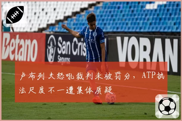 卢布列夫怒吼裁判未被罚分,ATP执法尺度不一遭集体质疑